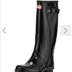 Hunter huntress gloss boot size 39